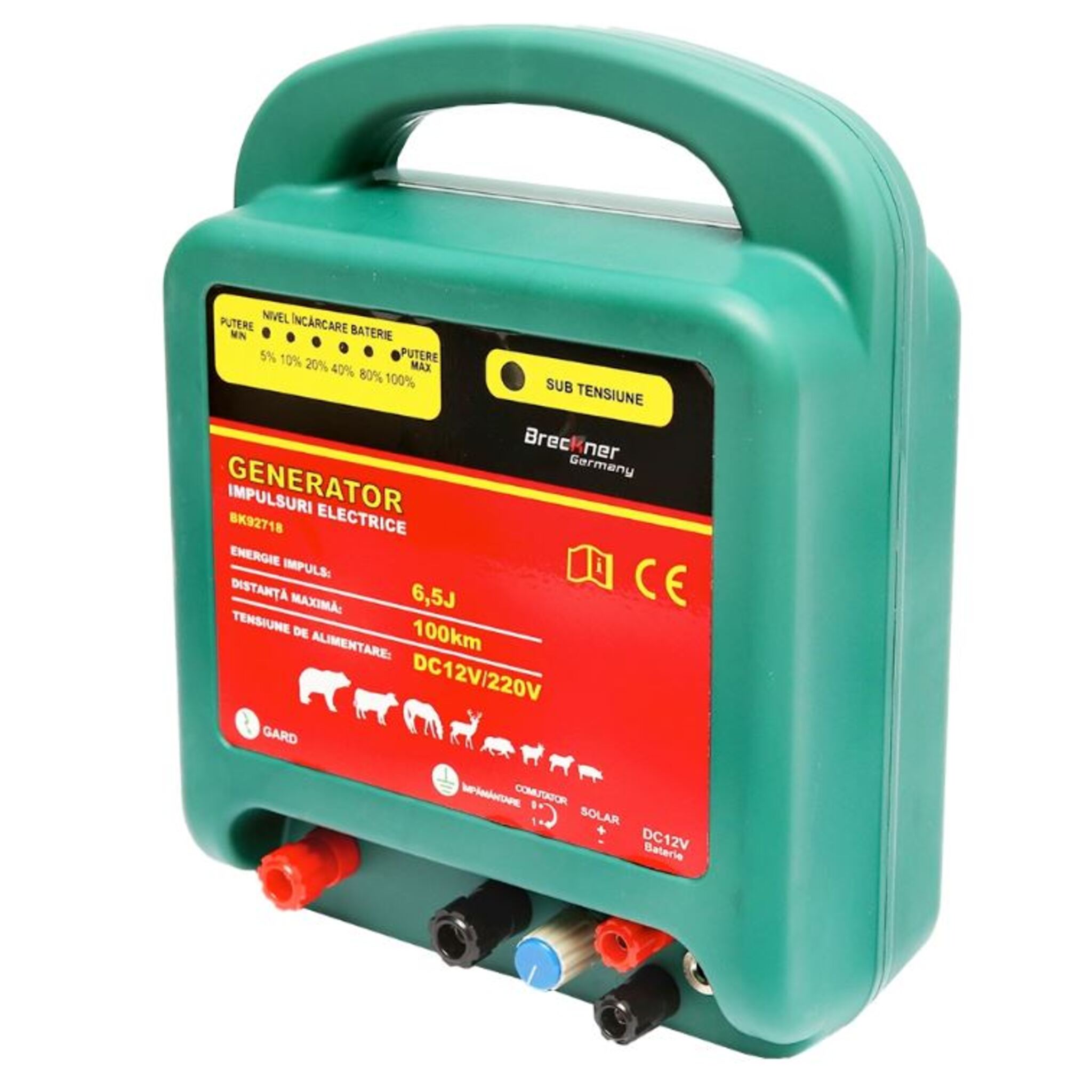 APARAT GENERATOR IMPULSURI, 12/220V 6.5 Joule, 100Km GARD ELECTRIC