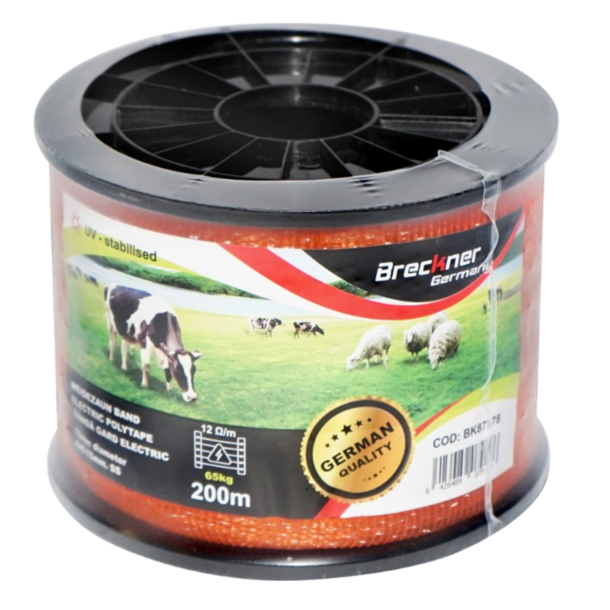 ROLA BANDA GARD ELECTRIC PORTOCALIE 10mm , 4x0.15mm, 12Ohm/m, 200M