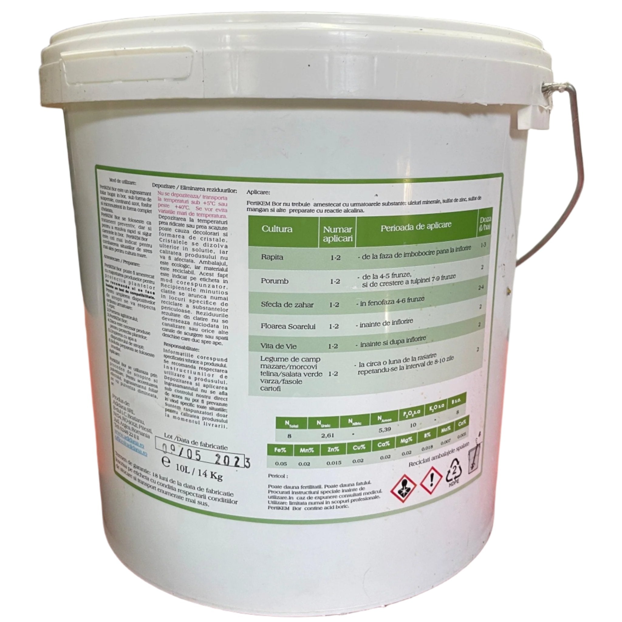 Ingrasamant Foliar FERTIKEM BOR 10L